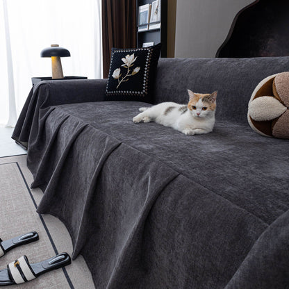 Water Repellent Couch Cover, Non Slip Furniture Protector for Leather & Fabric Sofa