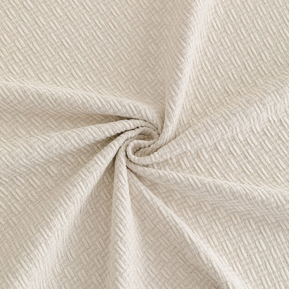 Textured Woven Modern Sofa Cover, Natural Blend Decorative Couch Throw Blanket