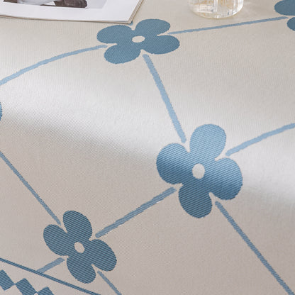 Cooling Four-Leaf Clover Hope Faith Love Luck Summer Comfy Ice Silk Furniture Throw Covers for Sofas