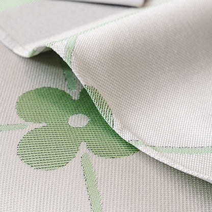 Cooling Four-Leaf Clover Hope Faith Love Luck Summer Comfy Ice Silk Furniture Throw Covers for Sofas