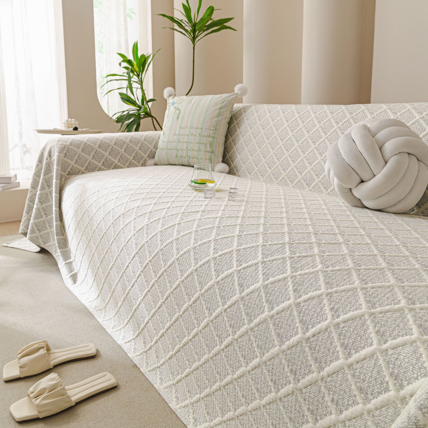 Cooling Couch Cover Throw, Washable Breathable Summer Bed Cover Sofa Protector Covers