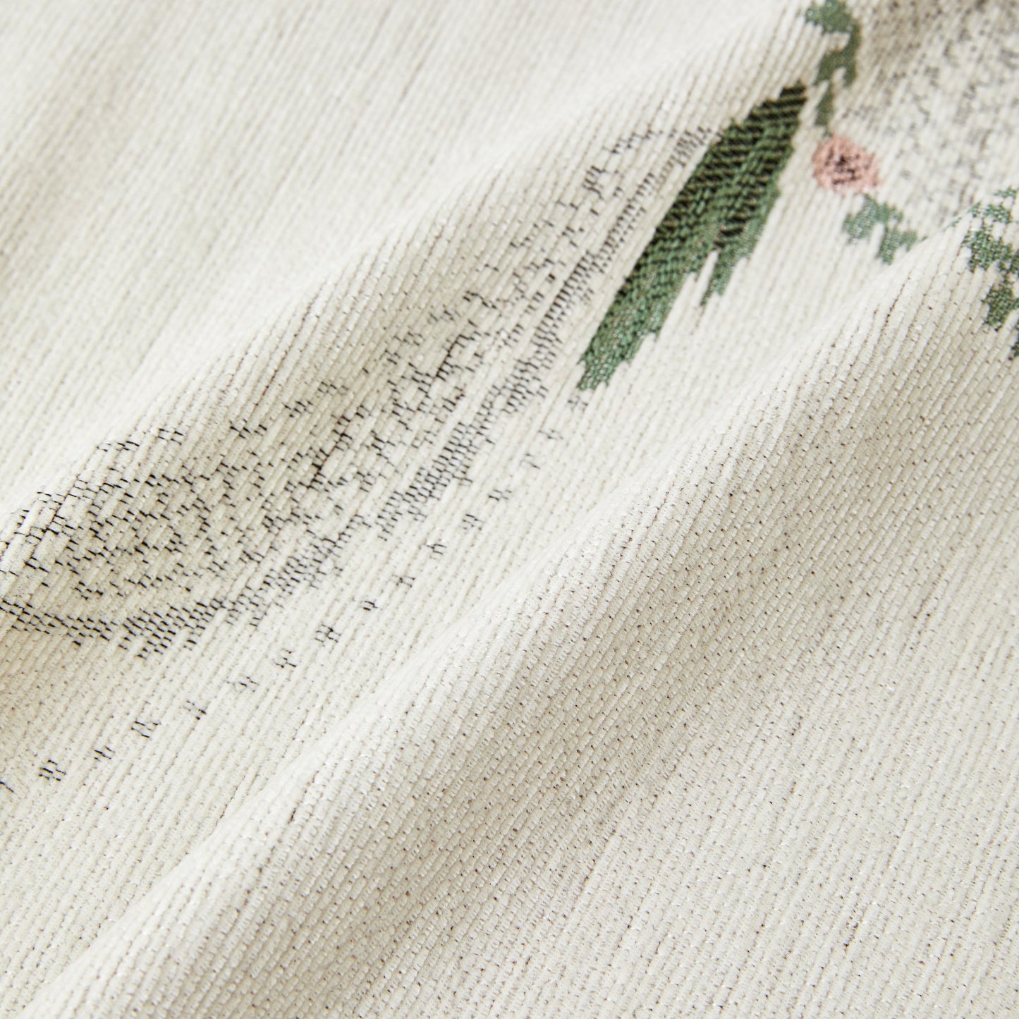 Charming French Country Floral Basket Sofa Throw Cover Rustic Farmhouse-Style Couch Cover Blankets