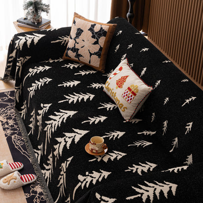 Modern Couch Covers for Couches Large Decorative Throw Blanket with Tassels for Couch