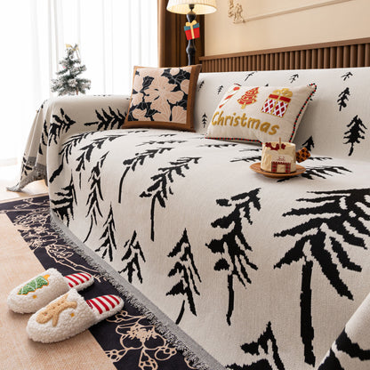 Modern Couch Covers for Couches Large Decorative Throw Blanket with Tassels for Couch