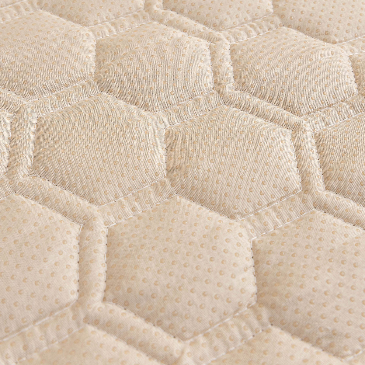 Geometric Quilted Corduroy Couch Topper, Non-Slip Padded Sofa Protector Cover for Pets