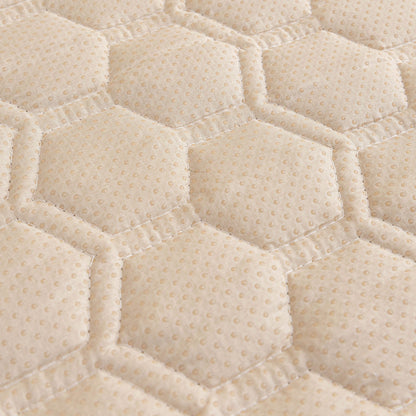 Geometric Quilted Corduroy Couch Topper, Non-Slip Padded Sofa Protector Cover for Pets
