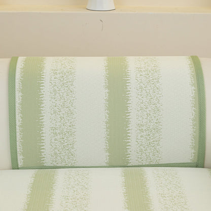 Striped Non-Slip Cooling Couch Cover, Summer Couch Pads for Seat Back Armrest