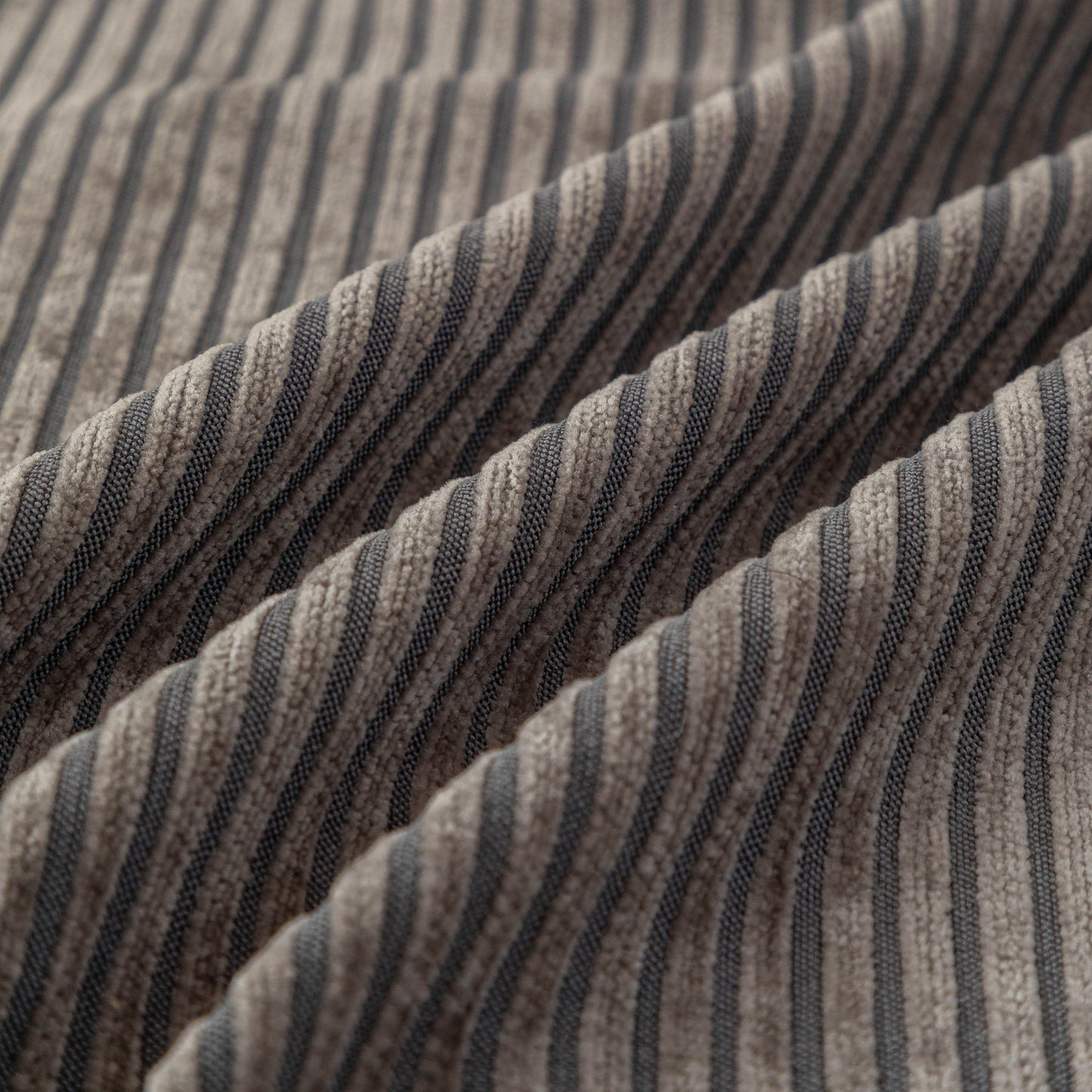 Textured Striped Cozy Couch Cover Throw Blanket with Pom Pom Trim for Sectional Sofa