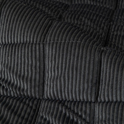 Quilted Corduroy Couch Topper, Non-Slip Soft Padded Sofa Protector for Pets & Kids