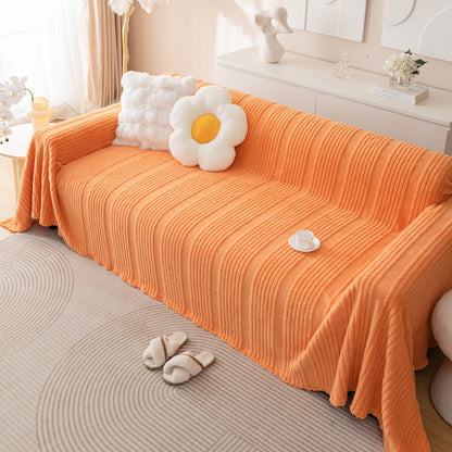 Luxury Oversized Soft Plush L Shape Couch Cover Sofa Throw Cover, Extra Large Blanket to Cover Couch