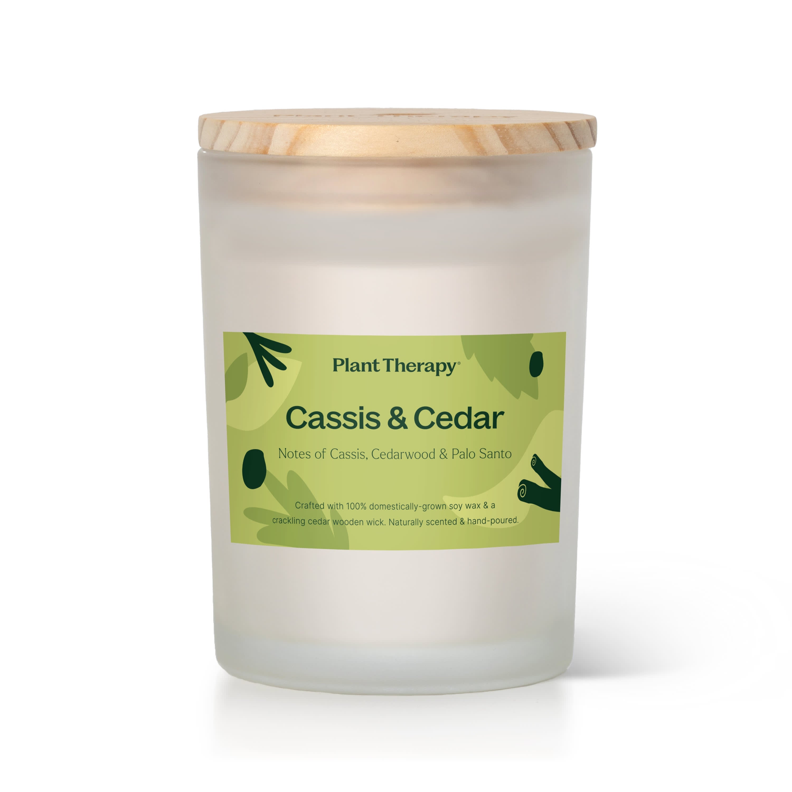 Cassis & Cedar Naturally Scented Candle - Thumbnail 5