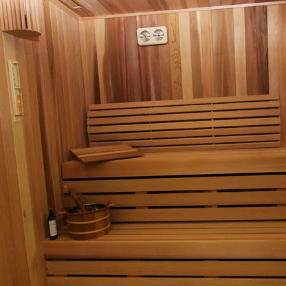 Carbon Smart Saunas - 7' x 8' x 8' - by Finnish Sauna Builders