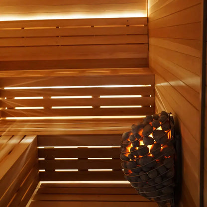 Carbon Smart Saunas - 4' x 4' x 8' - by Finnish Sauna Builders