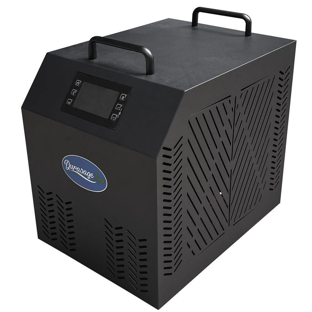 Durasage Ice Bath Chiller - 1 HP Water Chiller & Heater for Cold Plunge Tubs - Ozone Sanitation, Filtration System, 32-104 Degrees, 1150W Chiller and Heater