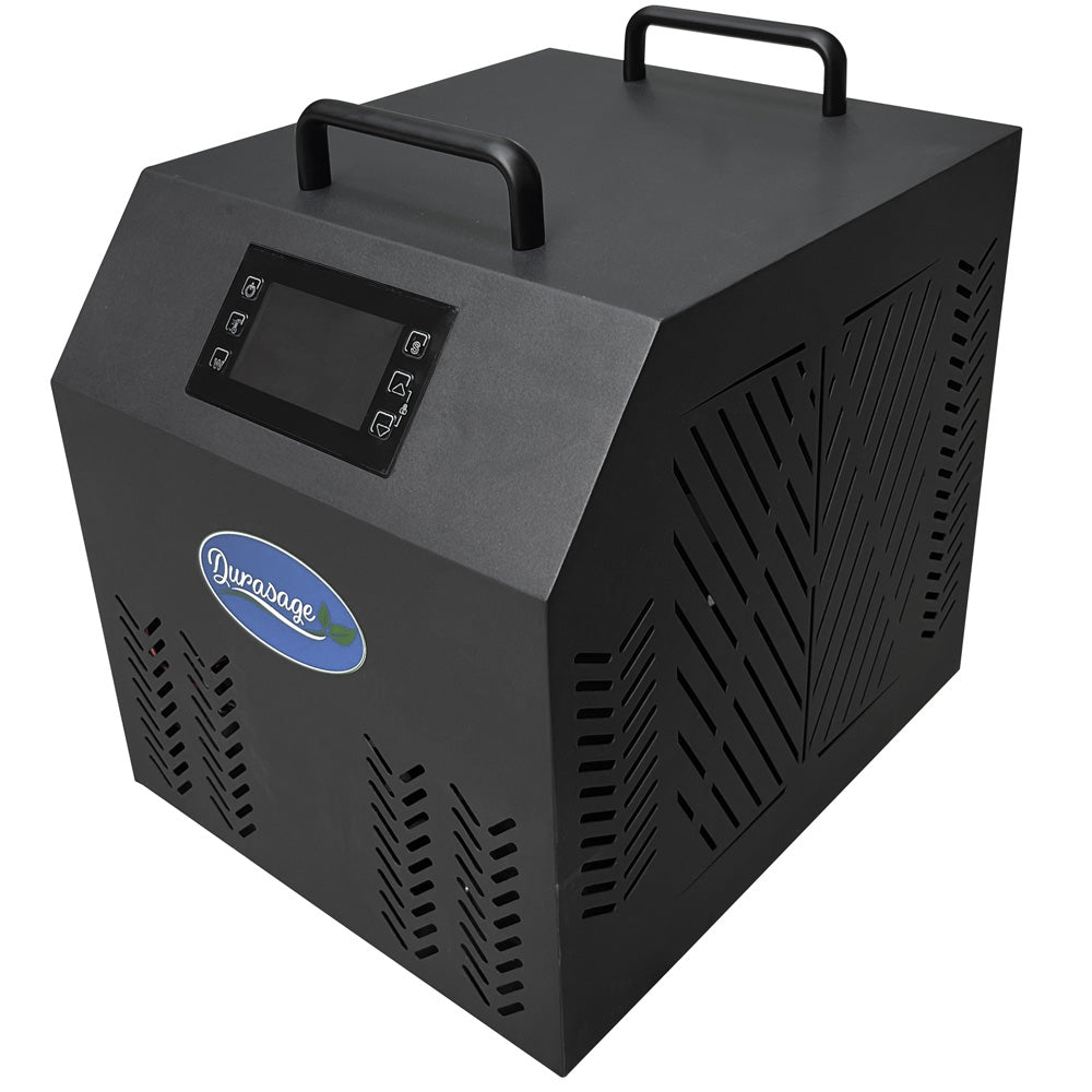 Durasage Ice Bath Chiller - .8 HP Water Chiller & Heater for Cold Plunge Tubs - Ozone Sanitation, Filtration System, 32-104 Degrees, 725W Chiller and Heater