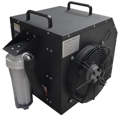 Durasage Ice Bath Chiller - .8 HP Water Chiller & Heater for Cold Plunge Tubs - Ozone Sanitation, Filtration System, 32-104 Degrees, 725W Chiller and Heater