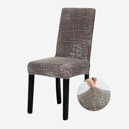 KAS Geometry Chair Cover Elastic Chair Covers Spandex Stretch Anti-dirty Removable Dining Office Chair Case