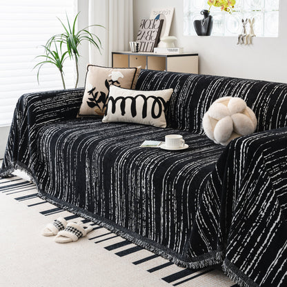 Slip Covers for Sofas, Sofa Throw Cover Soft Chenille Sofa Bed Cover, L Shaped Sectional Couch Covers