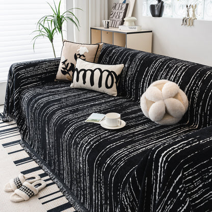 Slip Covers for Sofas, Sofa Throw Cover Soft Chenille Sofa Bed Cover, L Shaped Sectional Couch Covers