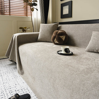 Waterproof Couch Throw Cover for Dogs, Non Slip Slipcover for Leather Fabric Sofa