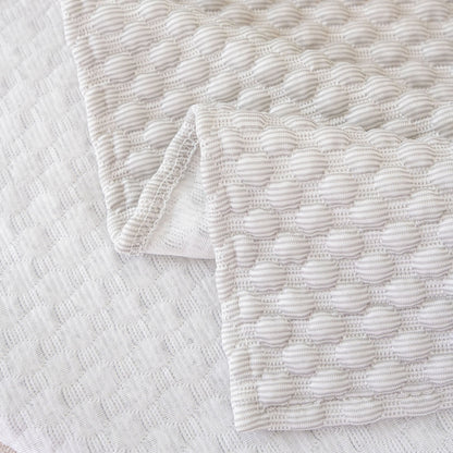 3D Bubble Textured Furniture Protector Throw Cover, Cooling Soft Woven Couch Cover