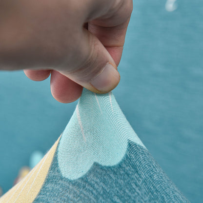 Boho Printed Sofa Slipcover, Stretch Furniture Protector for Sectional L-Shaped Sofa