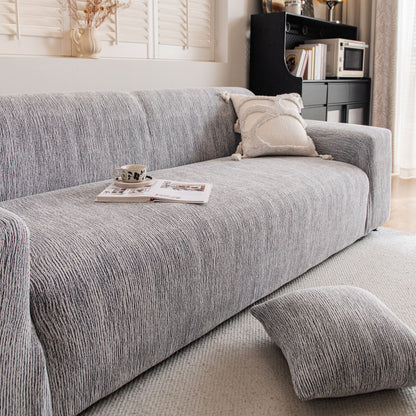 Spandex Jacquard Sofa Cover, High Stretch Crinkle Textured Couch Slipcover KAS Washable