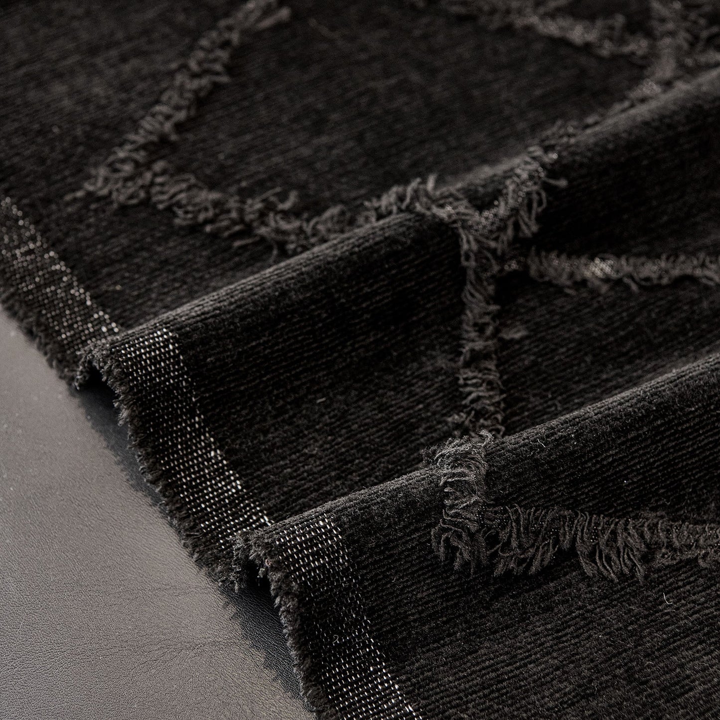 Soft Chenille Sofa Throw Cover, Raised Geometric Texture Furniture Protector Blanket