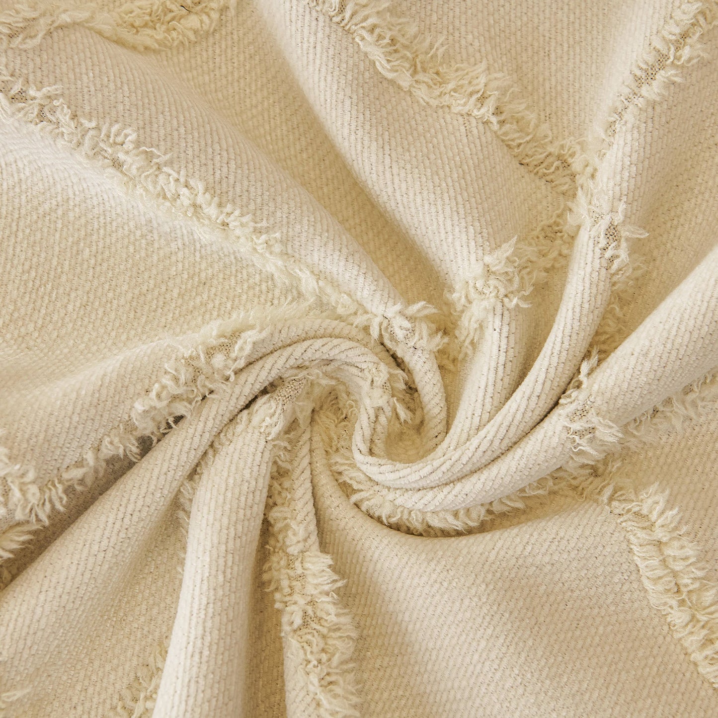 Soft Chenille Sofa Throw Cover, Raised Geometric Texture Furniture Protector Blanket