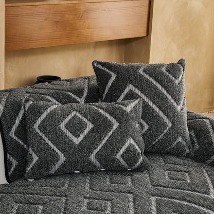 Thick Sherpa Sofa Protector Cover, Warm Plush Couch Cover for Seat, Backrest & Armrest