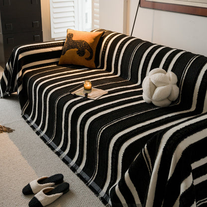 Bohemian Striped Sofa Cover, Decor Woven Throw for Couch, Loveseat, or Sectional