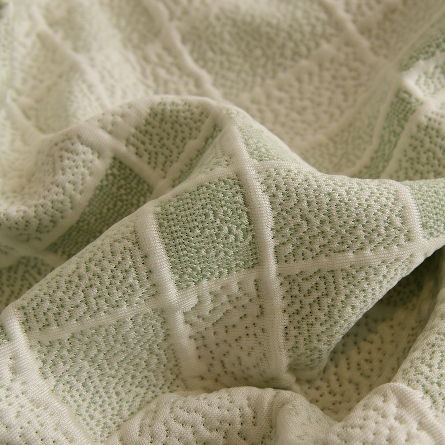 Sofa Cover Throw with Subtle Textured Stripes Lightweight Smooth Couch Slipcover