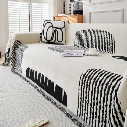 Soft Cozy Chenille Sofa Throw Blanket and Sectional Seat Covers, Scratch Resistant Sofa Couch Covers