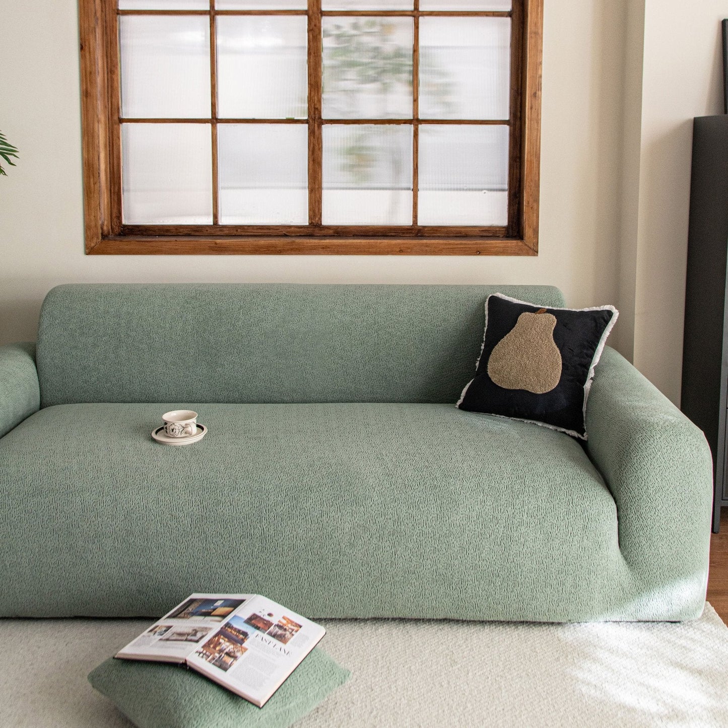 High Stretch Sofa Slipcover, Non Slip Couch Sofa Cover Washable Furniture Protector