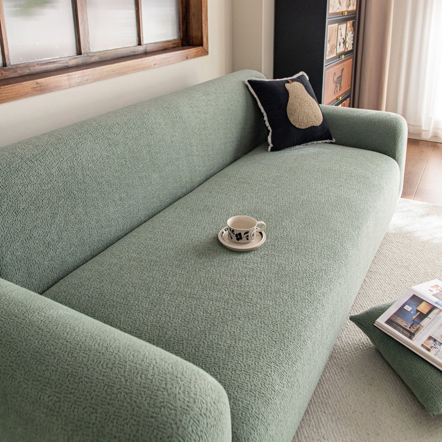 High Stretch Sofa Slipcover, Non Slip Couch Sofa Cover Washable Furniture Protector