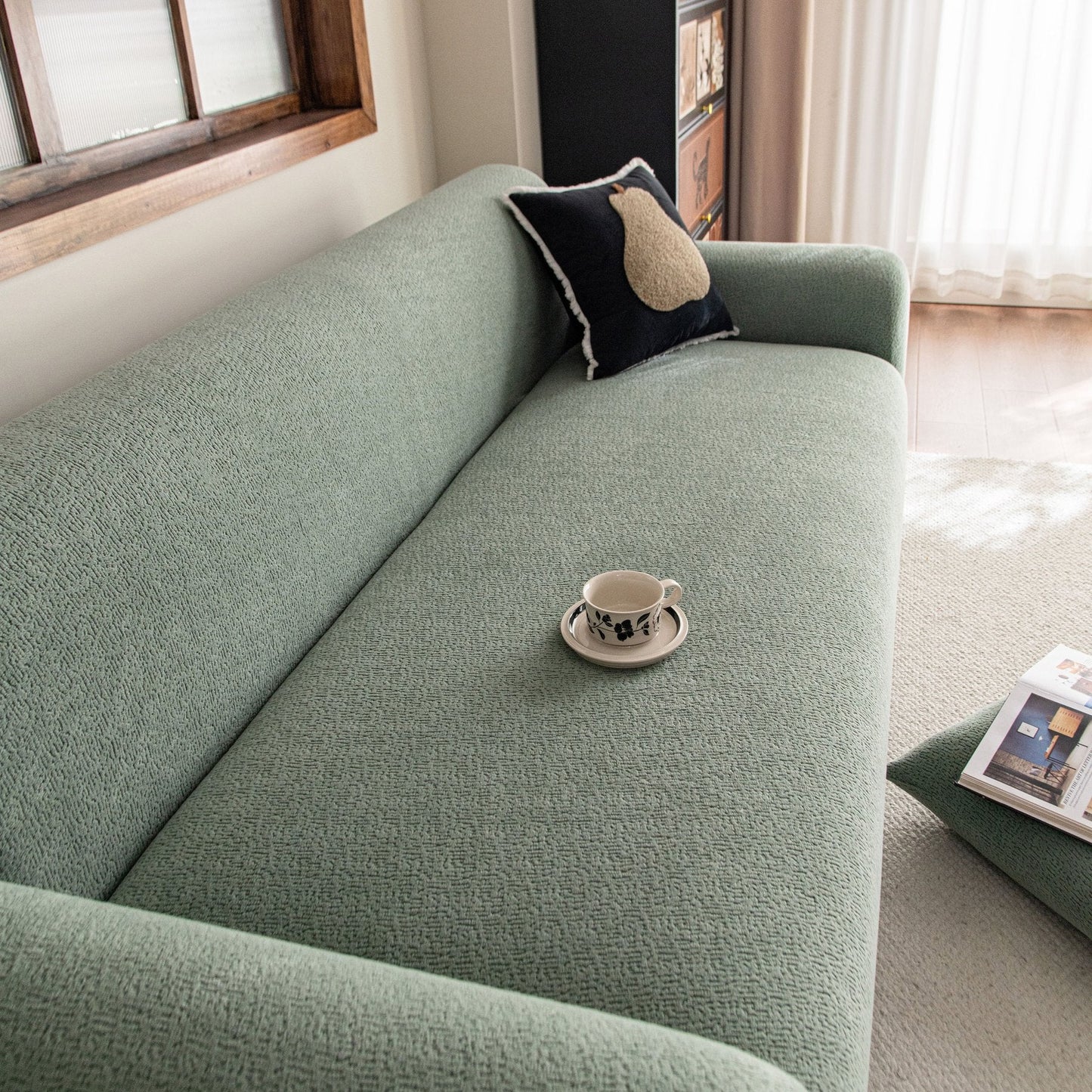 High Stretch Sofa Slipcover, Non Slip Couch Sofa Cover Washable Furniture Protector