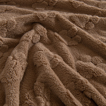 Plush Jacquard Blankets for The Sofa Soft Slipcover Sectional Cover Throws for Sofas