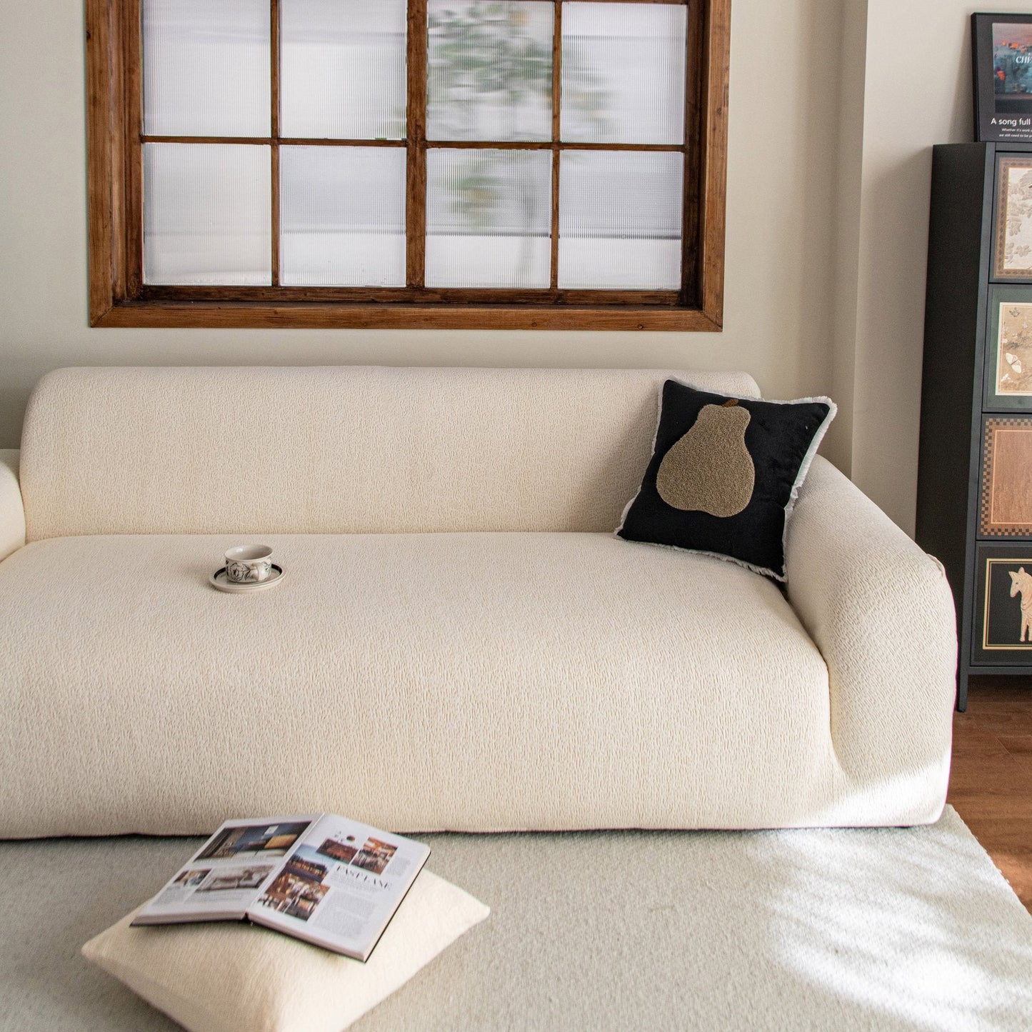 High Stretch Sofa Slipcover, Non Slip Couch Sofa Cover Washable Furniture Protector