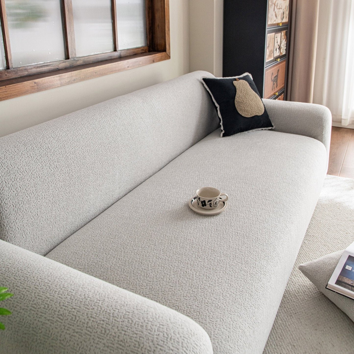High Stretch Sofa Slipcover, Non Slip Couch Sofa Cover Washable Furniture Protector
