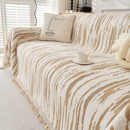 Reversible Sofa Throw Blanket, Couch Cover Sofa Slipcover for Most Shape Sofas