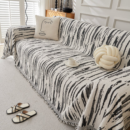 Reversible Sofa Throw Blanket, Couch Cover Sofa Slipcover for Most Shape Sofas