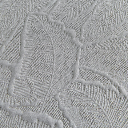 Embossed Leaf Pattern Sofa Cover Blanket for Couch, Soft Cooling Textured Couch Cover