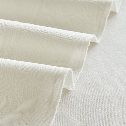 Embossed Leaf Pattern Sofa Cover Blanket for Couch, Soft Cooling Textured Couch Cover