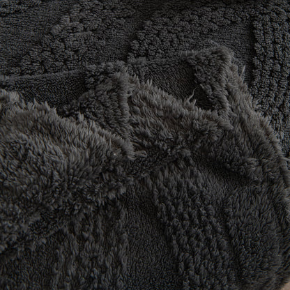 Soft Plush Fleece Throw Blanket for Couch Solid Cute Warm Couch Cover Blanket for Winter
