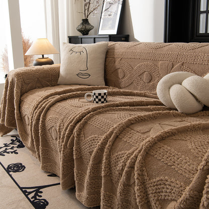 Soft Plush Fleece Throw Blanket for Couch Solid Cute Warm Couch Cover Blanket for Winter