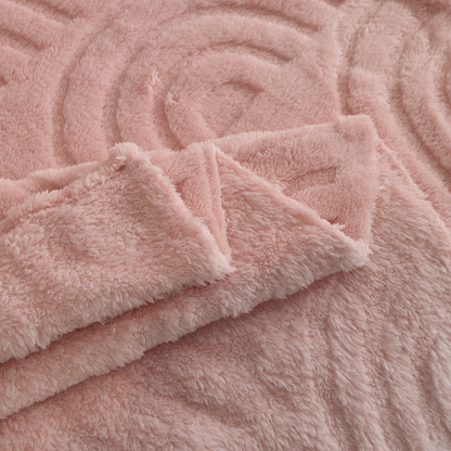 Plush Warm Decor Couch Cover Soft Jacquard Fleece Throw Blankets for Bed Couch Sofa Chair