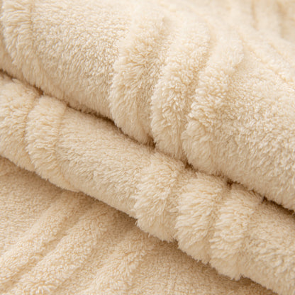 Winter Thickened Non-slip Blanket, Three-Dimensional Embossed Cotton Velvet Sofa Cover