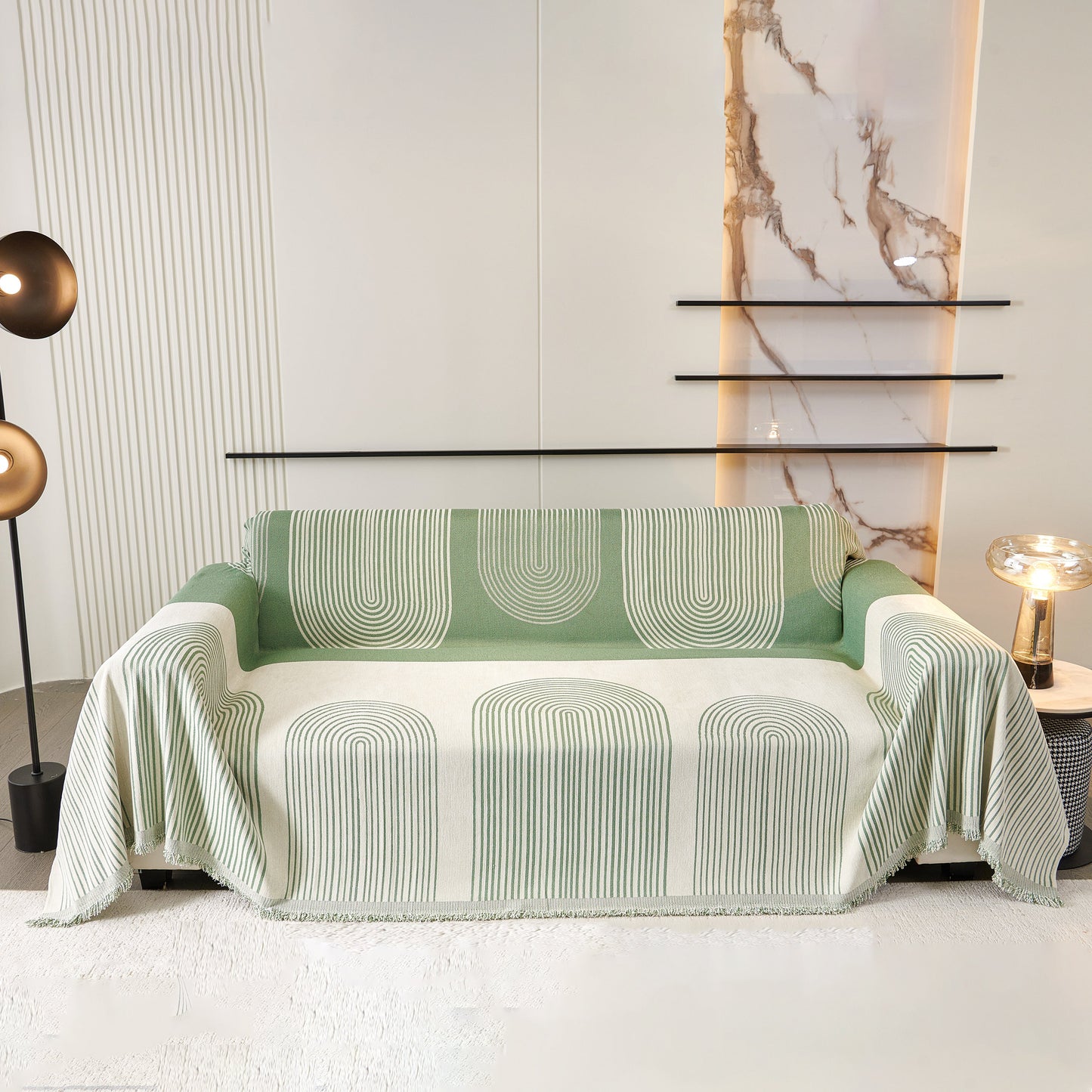 Oversized Sofa Throw Blanket, Couch Protector Throw for Stylish Home Protection