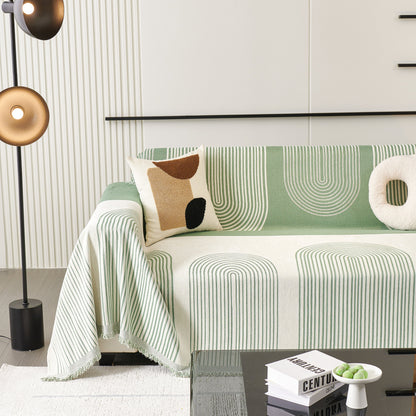 Oversized Sofa Throw Blanket, Couch Protector Throw for Stylish Home Protection