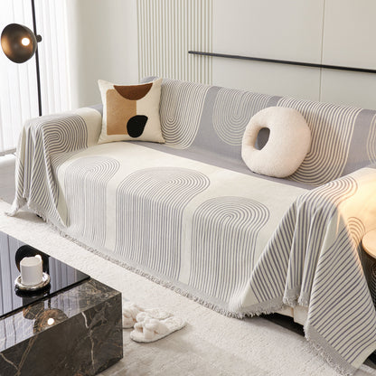 Oversized Sofa Throw Blanket, Couch Protector Throw for Stylish Home Protection